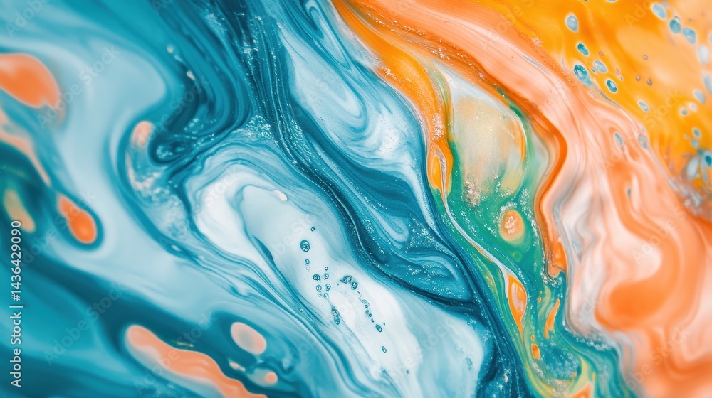 Network flat design top view theme information technology water color vivid.