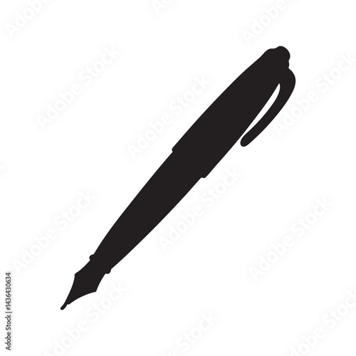 pen icon vector illustration on white background 