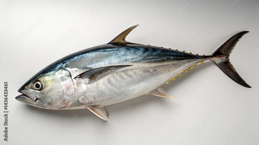 Fototapeta premium Blackfin Tuna on studio background 