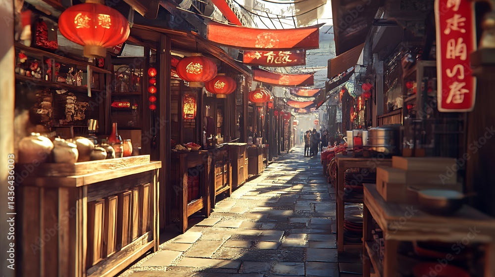 Obraz premium Stunning traditional Chinese architecture with ornate roof high resolution picture