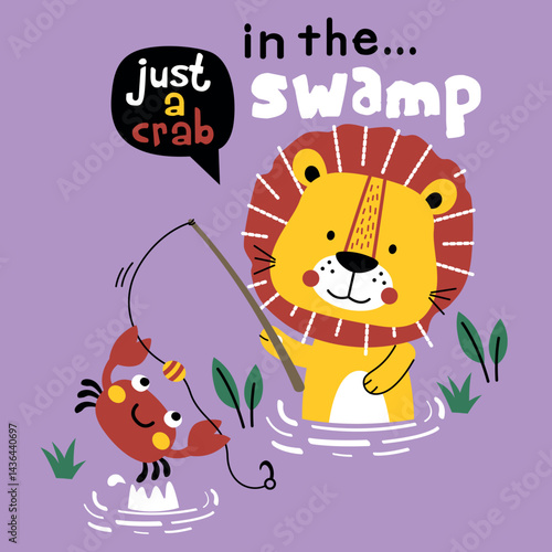 Cute critter performing antics to entertain youngsters