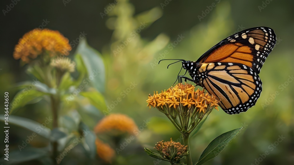 Obraz premium Butterfly background nature