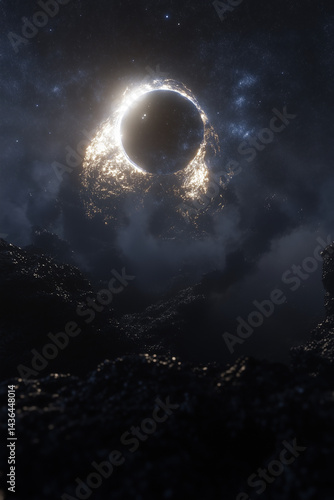 Obraz na płótnie Alien planet w salonie