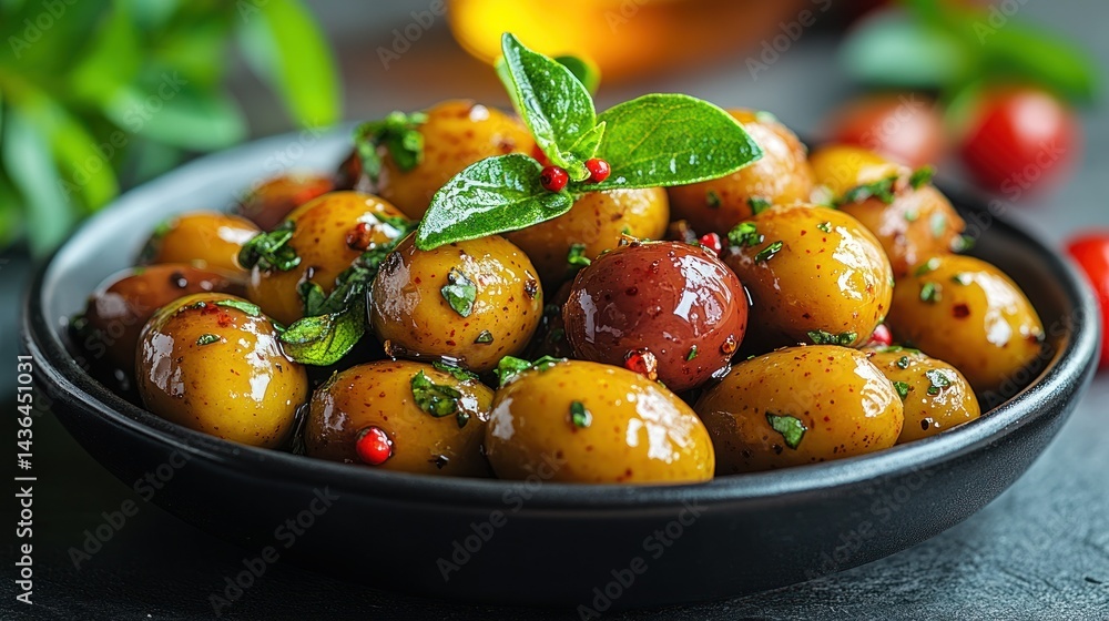 Delicious marinated olives Delicious marinated olives