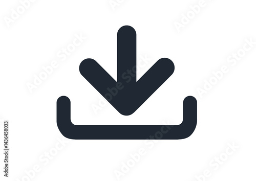 Download icon . Software download icons, Load symbol. Download button, files icons. simple icon isolated on transparent background. Arrow downloading icon. software download icon.