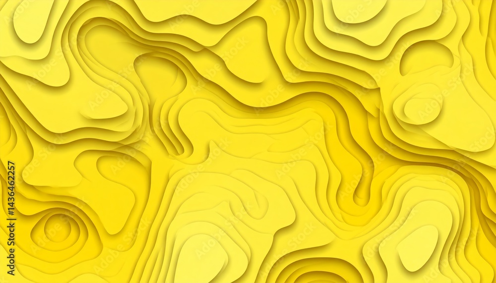 paper cut topography background. Vector realistic illustration, topographic origami pattern paper cut topography background. Vector realistic illustration, topographic origami pattern