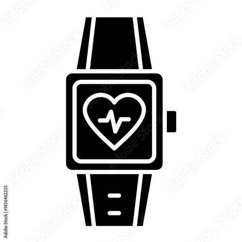 Fitness Tracker  Icon Element For Design	