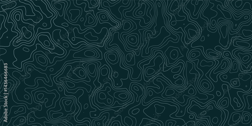 Abstract geometric vector illustration wavy black and white contour line topographic design. Abstract geometric vector illustration wavy black and white contour line topographic design.