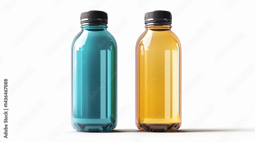 Professional Water Bottle Isolated on White Background for Product Photography Professional Water Bottle Isolated on White Background for Product Photography