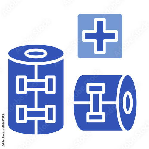 Bandage Wrap  Icon Element For Design	