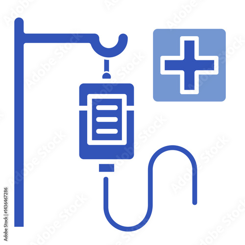 Iv Drip  Icon Element For Design	