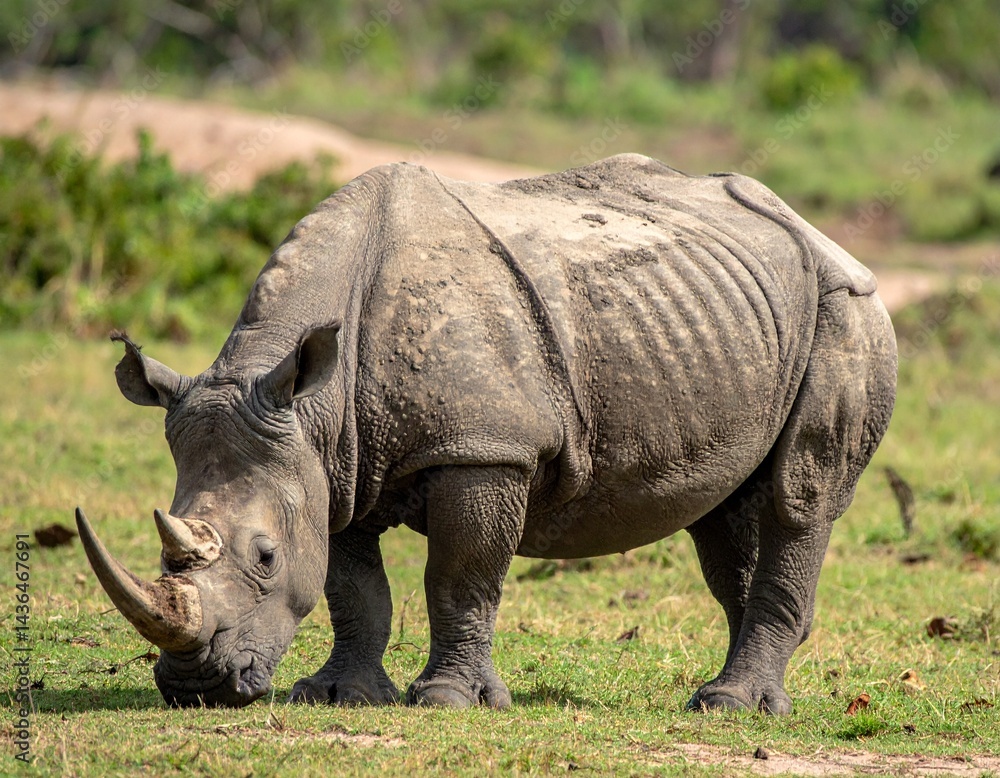 Obraz premium Greater One-Horned Asian Rhino