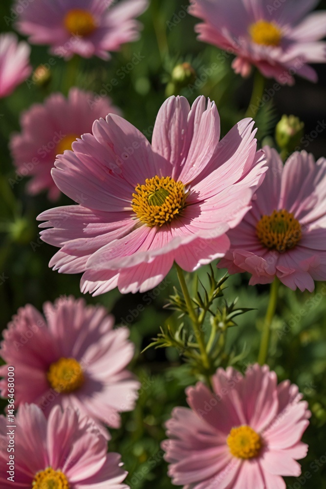 Fototapeta premium pink chrysanthemum flowers