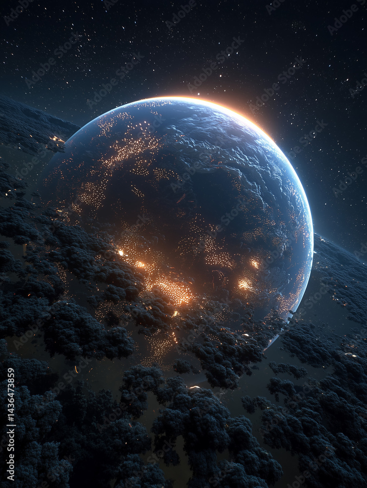 Alien planet