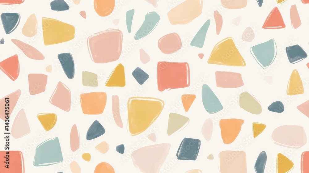 Terrazzo Style Pattern Background, Use this image for wallpaper, Terrazzo Style Pattern Background, Use this image for wallpaper,