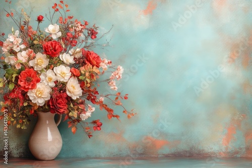 Wallpaper Mural Elegant floral arrangement in a pitcher Torontodigital.ca