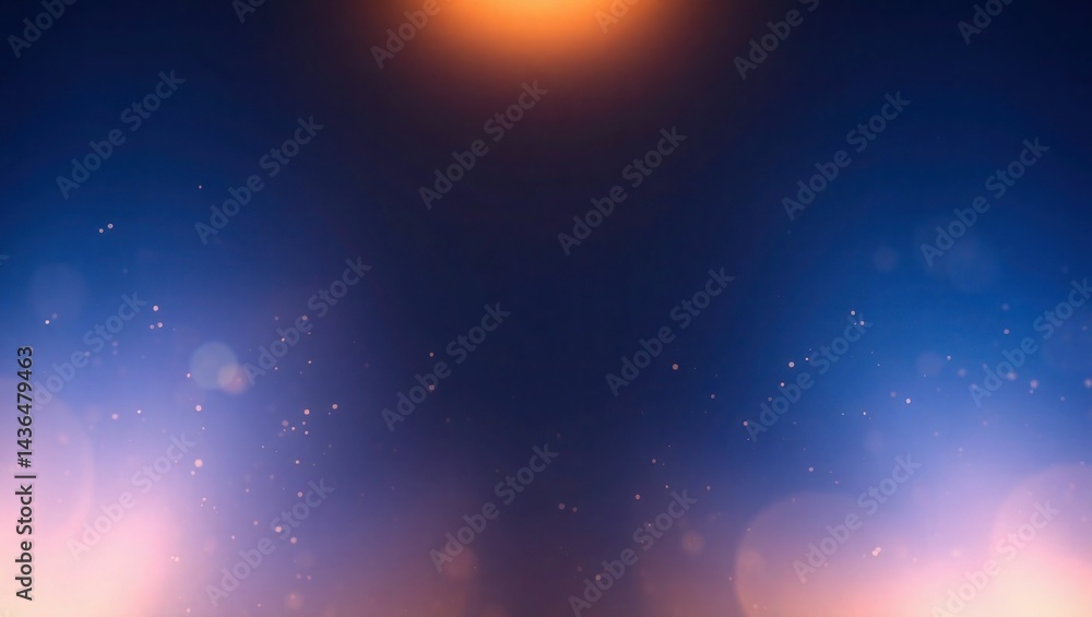 Fototapeta premium Star With Lens Flare