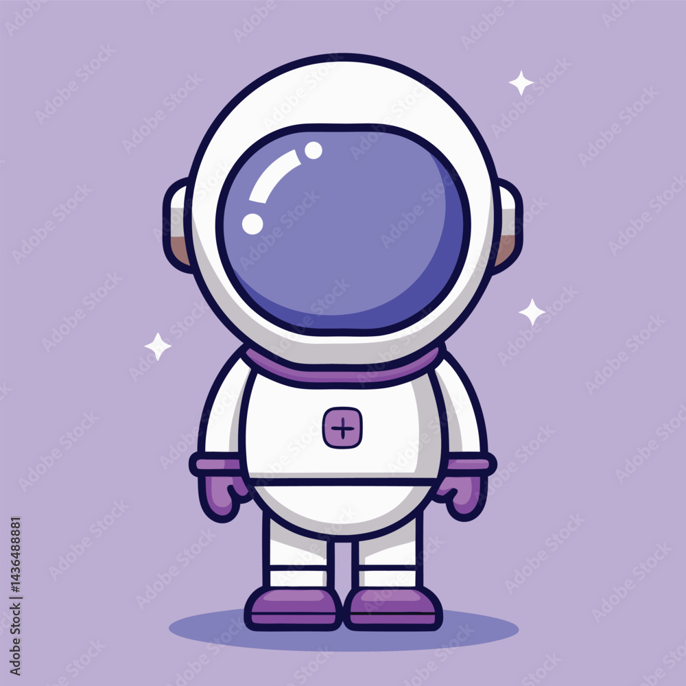 Cute Cartoon Astronaut Character Design Cute Cartoon Astronaut Character Design