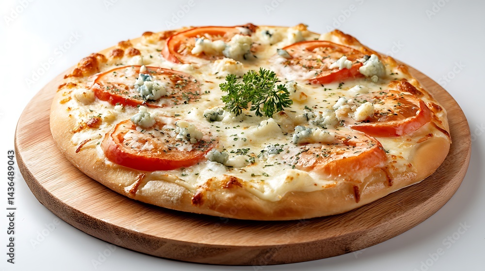 Round Pizza with Toppings Round Pizza with Toppings