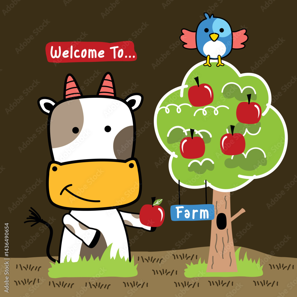 Fototapeta premium Endearing critter bringing cheer to children with its playful antics