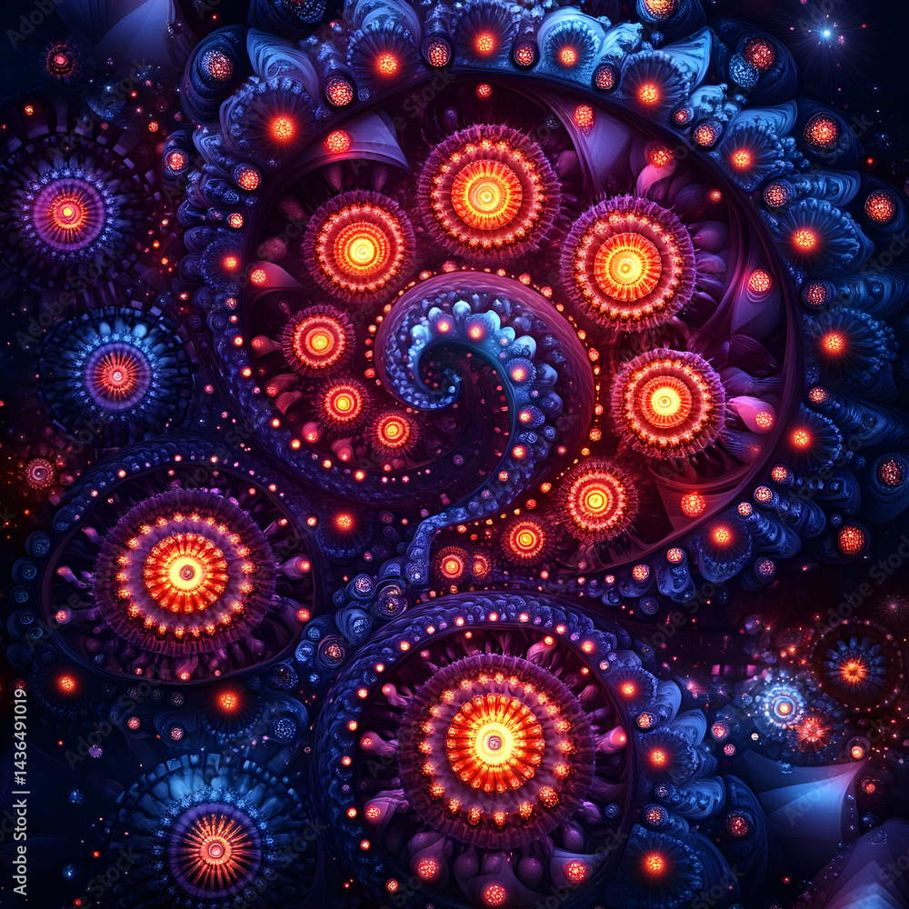 Abstract swirling patterns Abstract swirling patterns