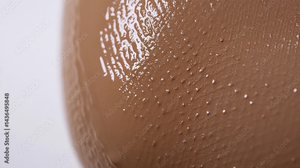 Fototapeta premium Closeup of a light brown textured surface