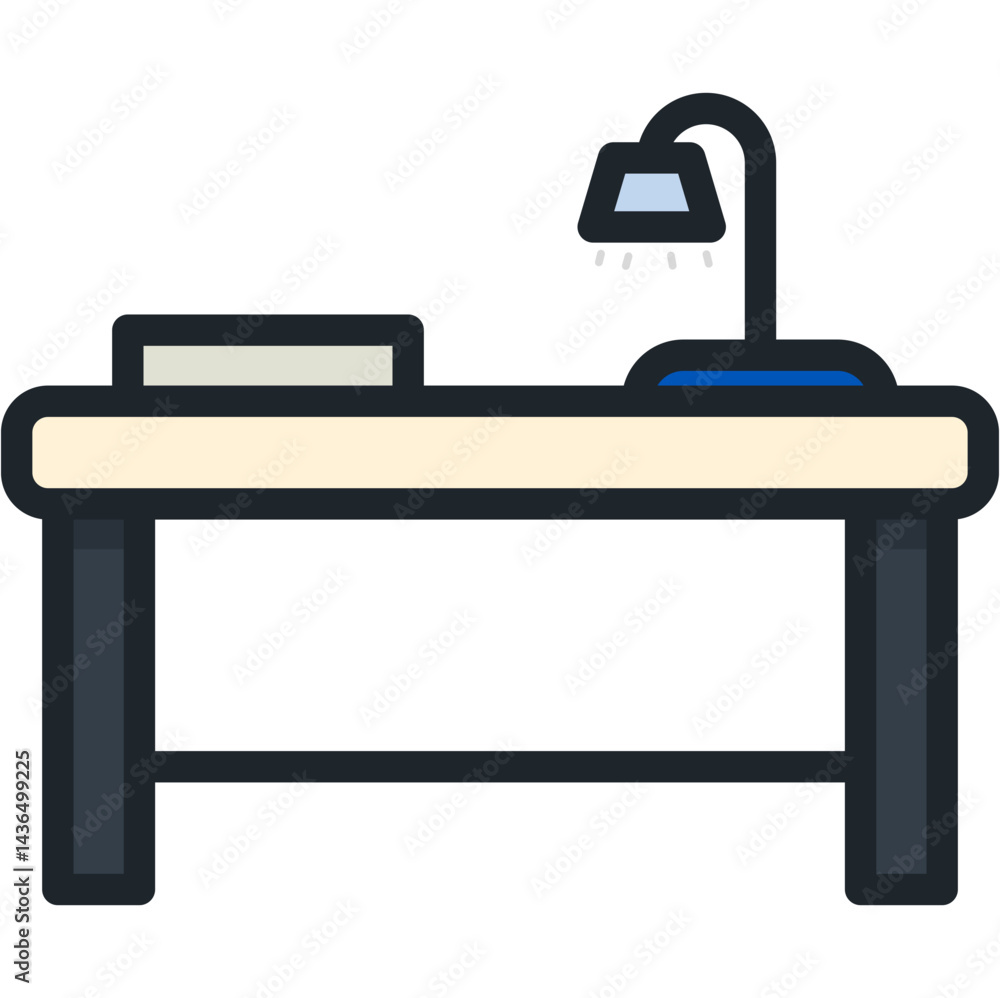 Desk and Table SVG Vector Icon – Flat Design for Workspace, Office Furniture, Table, Desk Setup, Work Station, and Office Tools
Desk and Table SVG Vector Icon – Flat Design for Workspace, Office Furniture, Table, Desk Setup, Work Station, and Office Tools