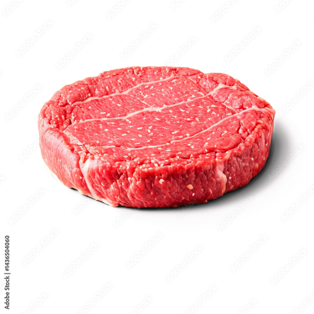 raw beef meat patty isolated on transparent background raw beef meat patty isolated on transparent background