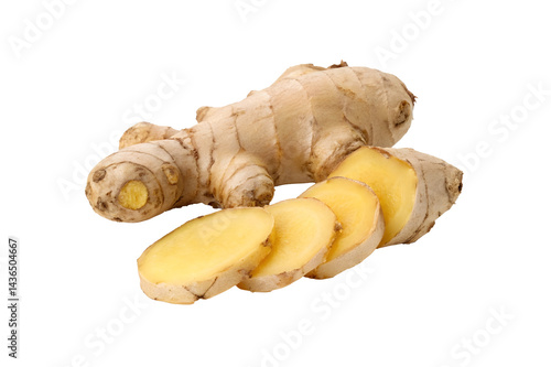 ginger isolated on white background