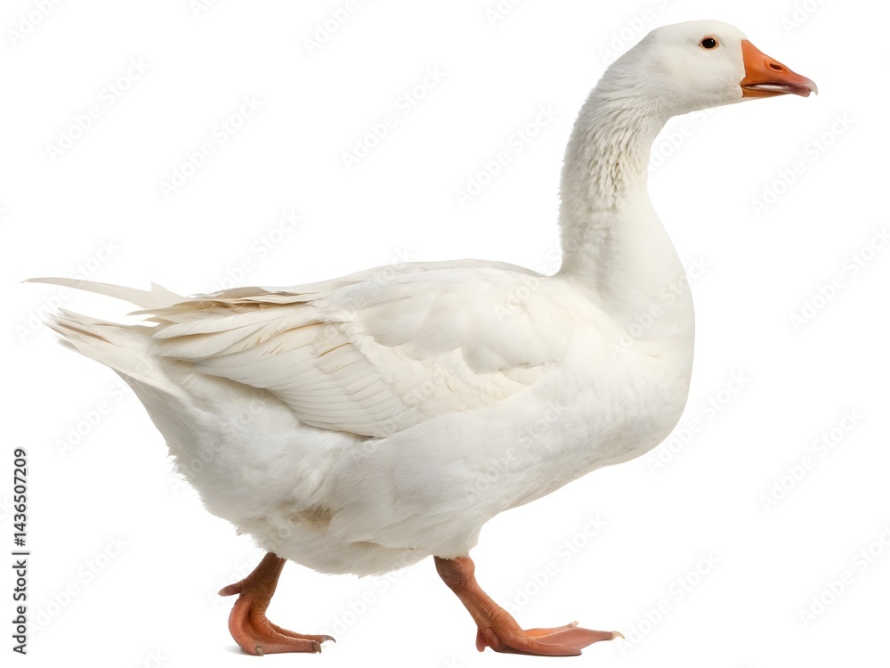goose isolated on white background goose isolated on white background
