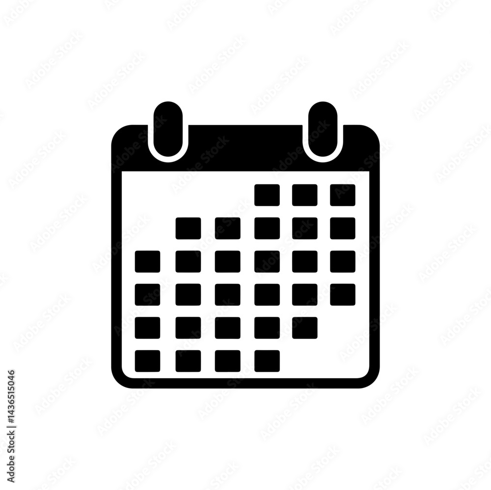 Digital Calendar with Scheduling and Marketing Tools Icon Digital Calendar with Scheduling and Marketing Tools Icon