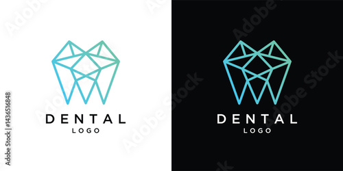 Abstract line medical health logo icon design