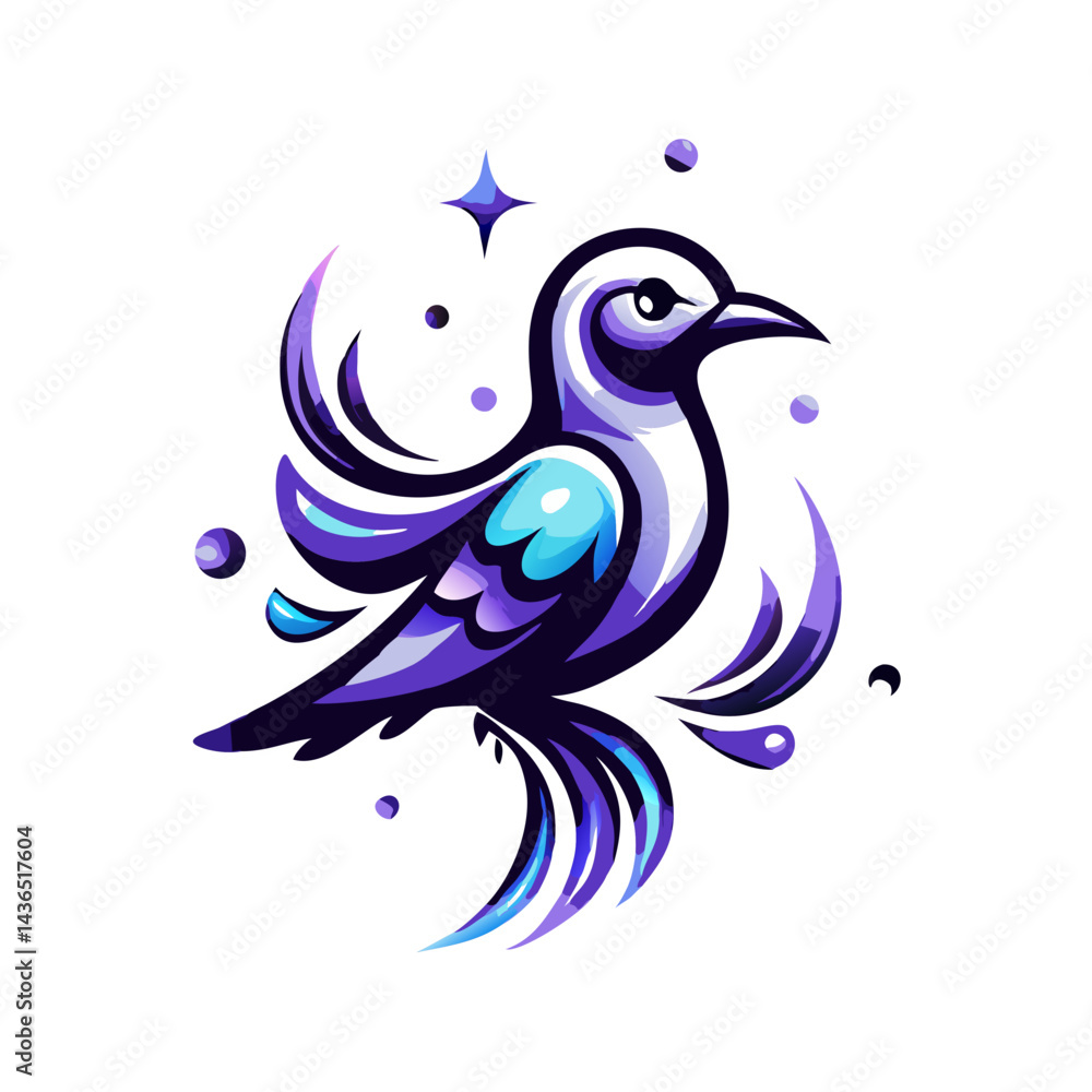 Fototapeta premium bird logo design vector