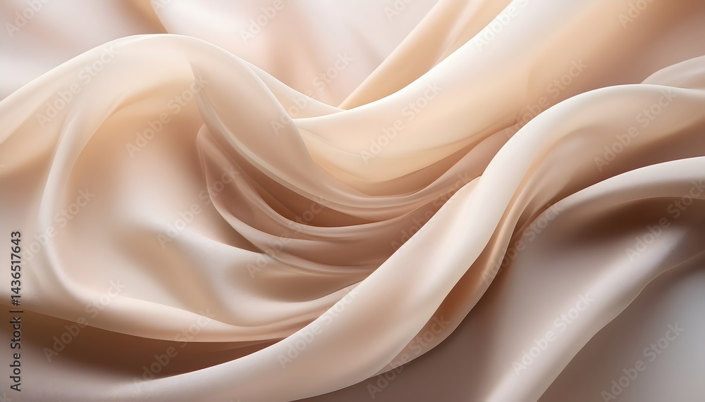 Obraz premium Abstract Sheer fabric movement background