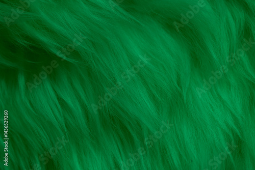 green fluffy  cloth textured background