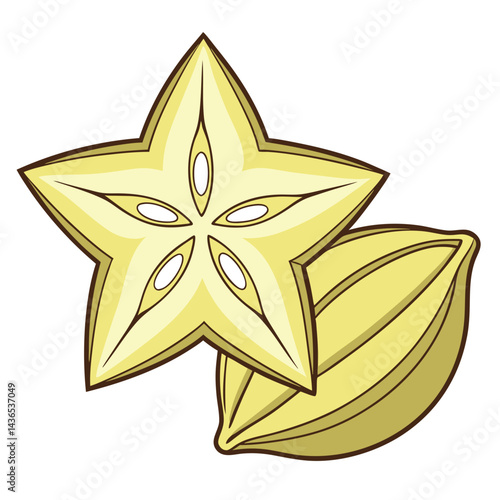 Star Fruit Slice