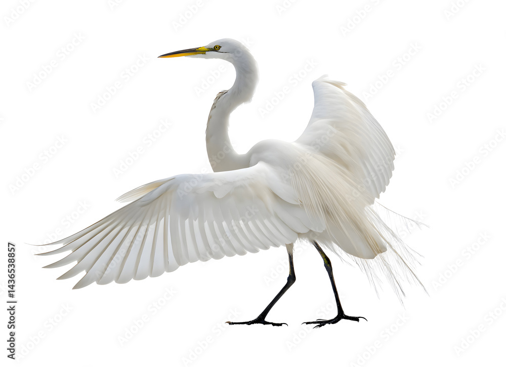 The great white egret The great white egret