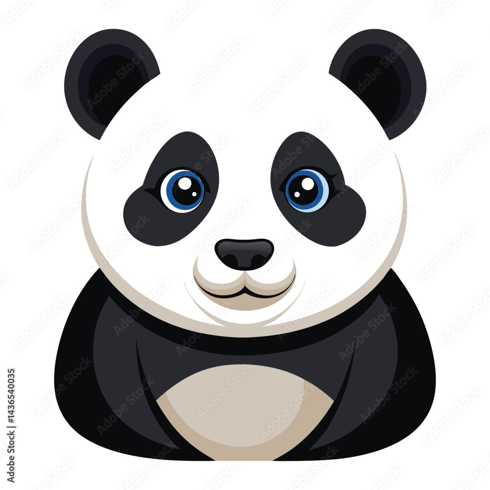 Fototapeta premium Panda Vector 