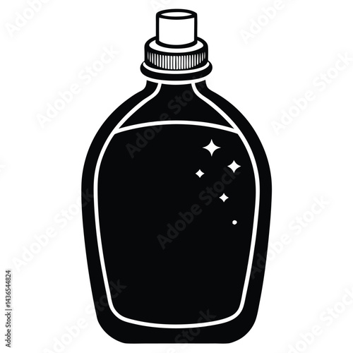 vector illustration of cute dish soap isolated