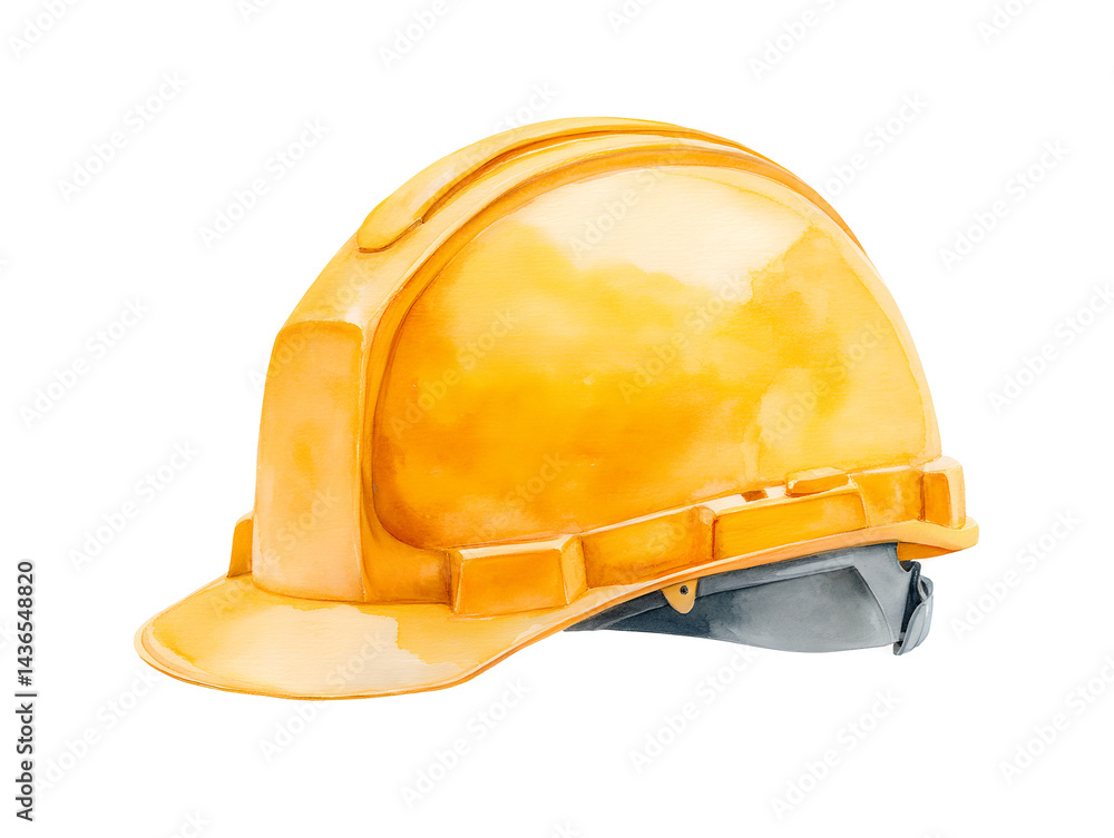 Fototapeta premium A yellow hard hat