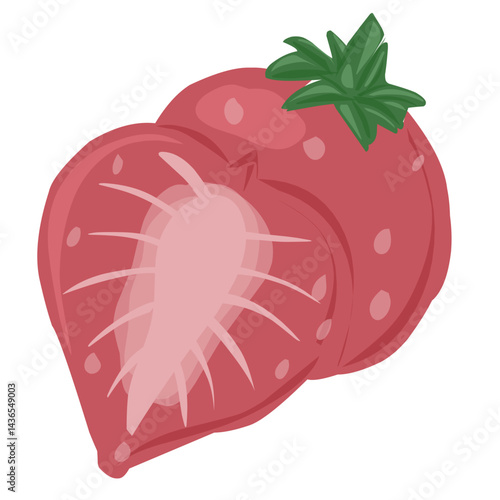 design vector doodle art illustration of fruty nature and healty food