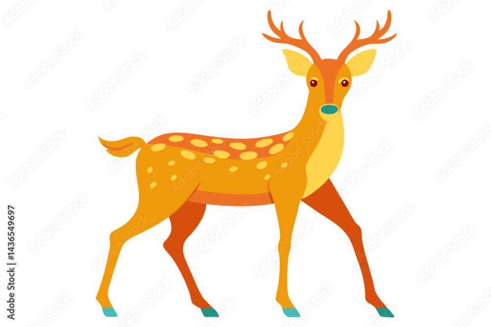 deer silhouette vector illustration deer silhouette vector illustration