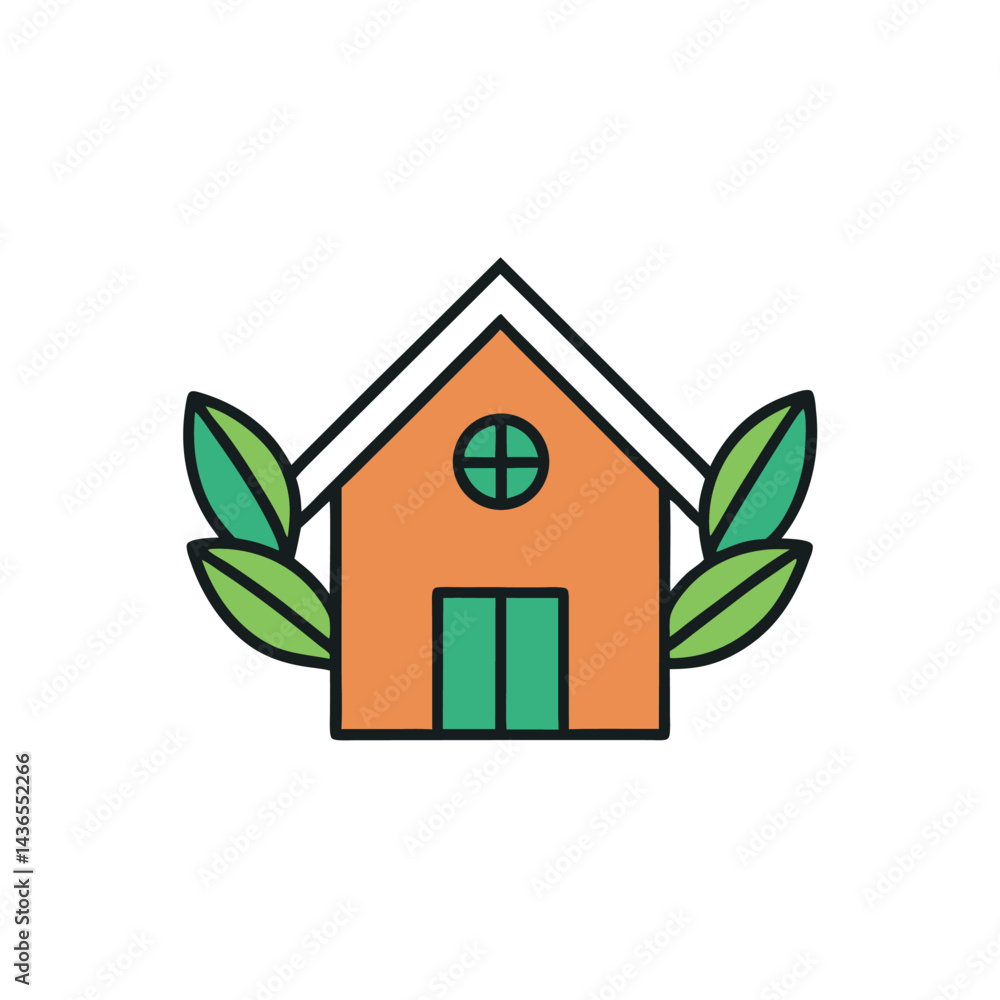 Simple House Leaf Combination Simple House Leaf Combination