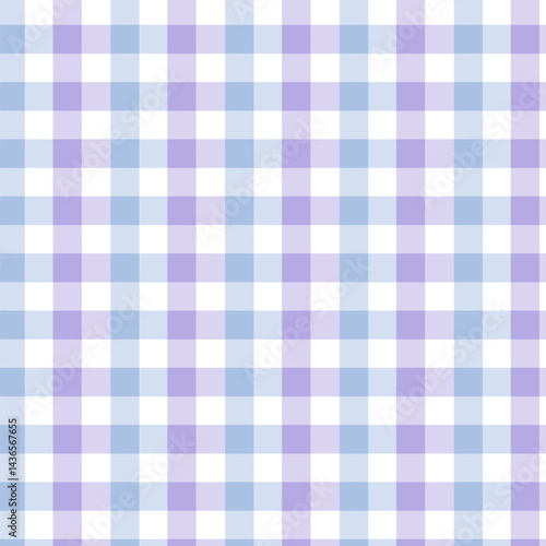 Pastel Color Gingham or Check seamless pattern design