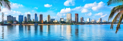 manga kinshasa congo downtown skyline