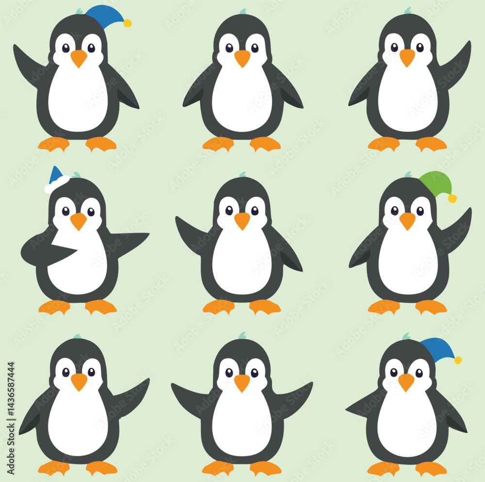 Obraz premium Cute Penguin Illustration