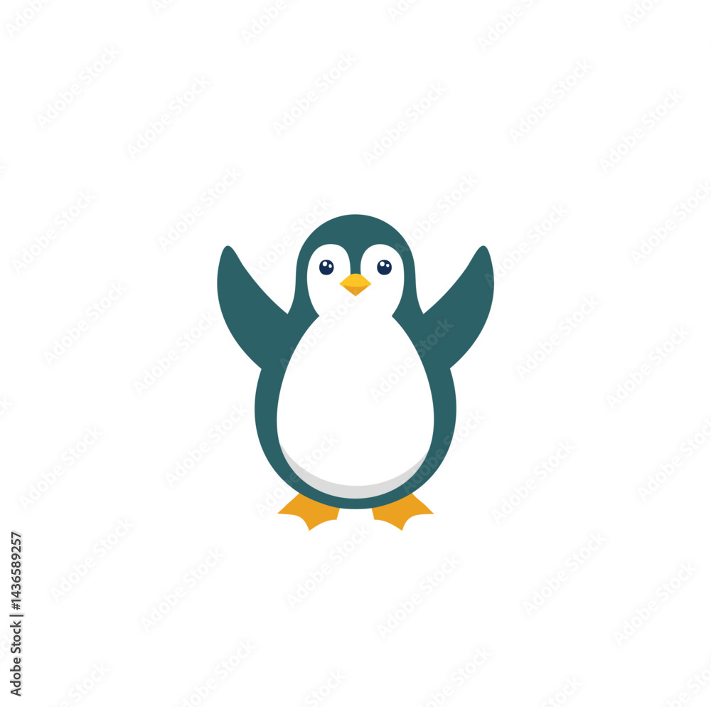 Obraz premium Cute penguin