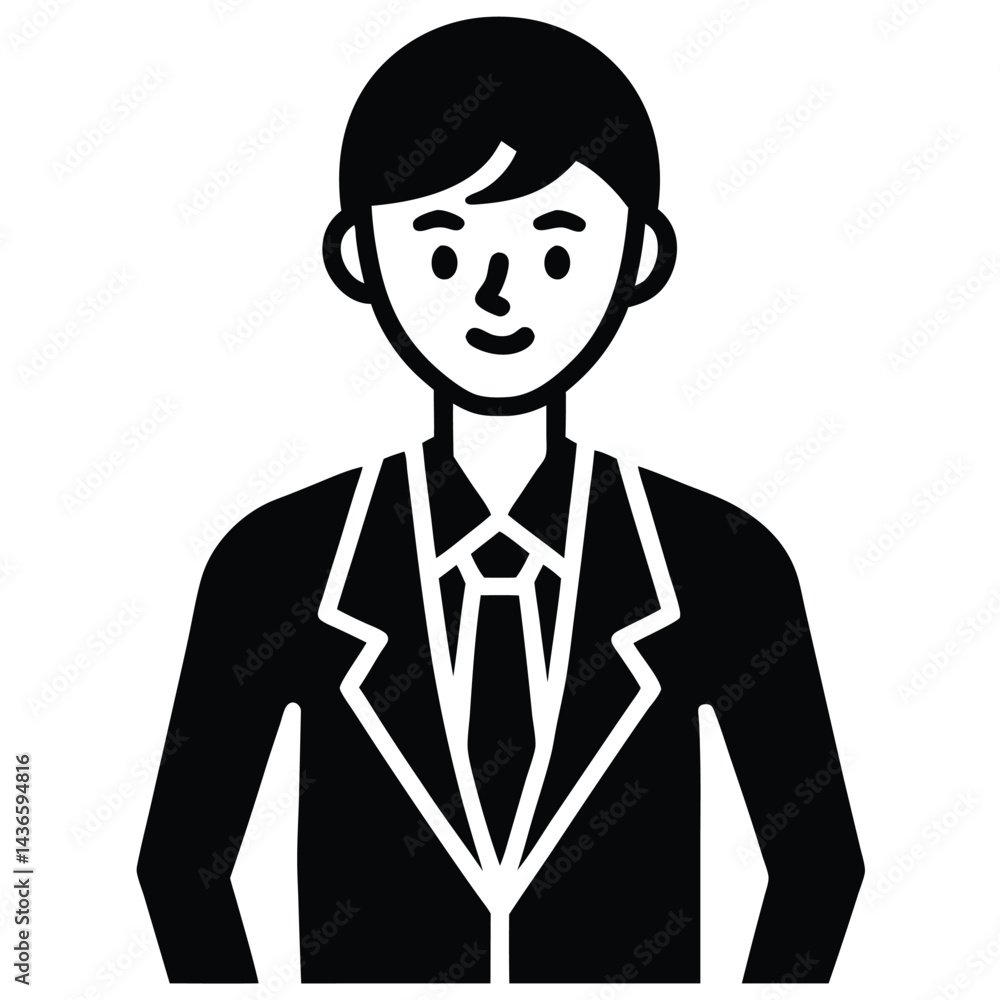 Cute Assistant Coach Vector Illustration Cute Assistant Coach Vector Illustration
