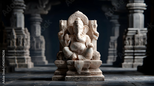 Background Illustration of Ganesha