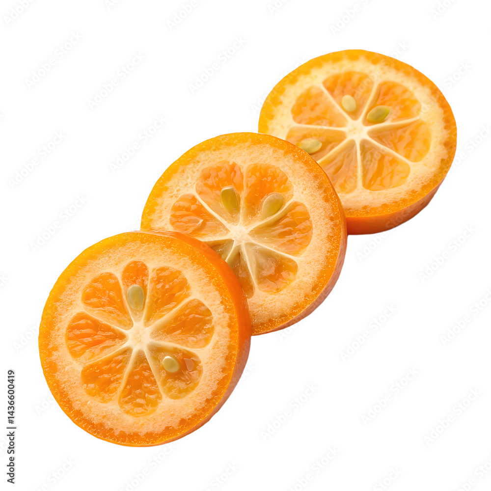 kumquat slices on transparent background png kumquat slices on transparent background png